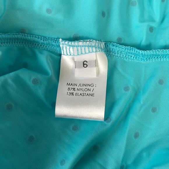 Alex Perry Crystal Embellished Ruched Jersey Long Sleeve Blue Mini Dress Sz 2 - Picture 12 of 13